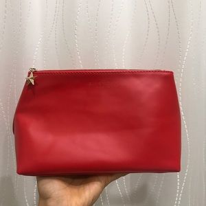 Givenchy Star Red Cosmetic Makeup Zipper Bag
